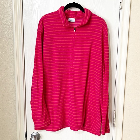 [Columbia] Fleece 2X Popover Sweater Athletic Athleisure Soft Cozy Sporty - Picture 1 of 9